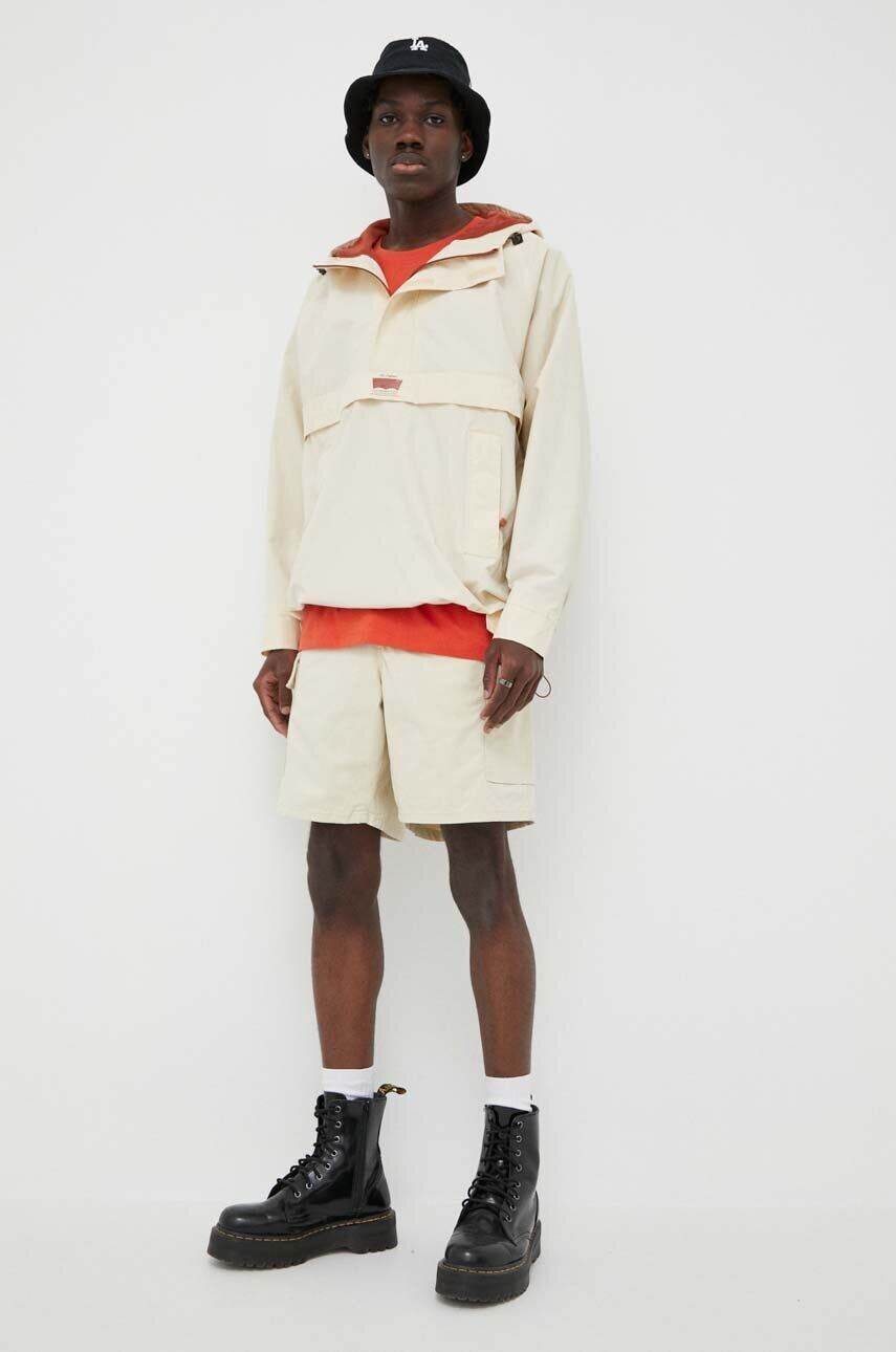 

Шорты из смесового льна Levi's, бежевый