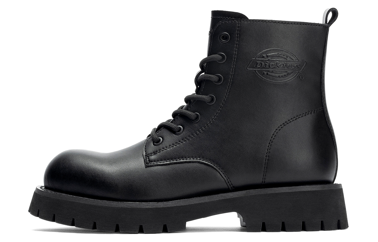 

Мужские ботинки Dickies Мартин кожаные с тисненым логотипом, черный