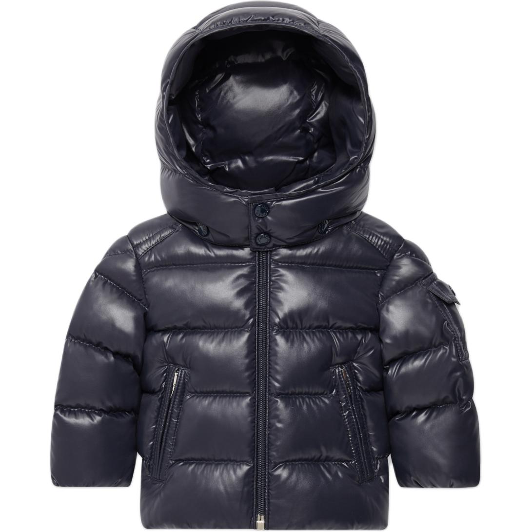 

Moncler Пуховик королевского синего цвета для младенцев и малышей