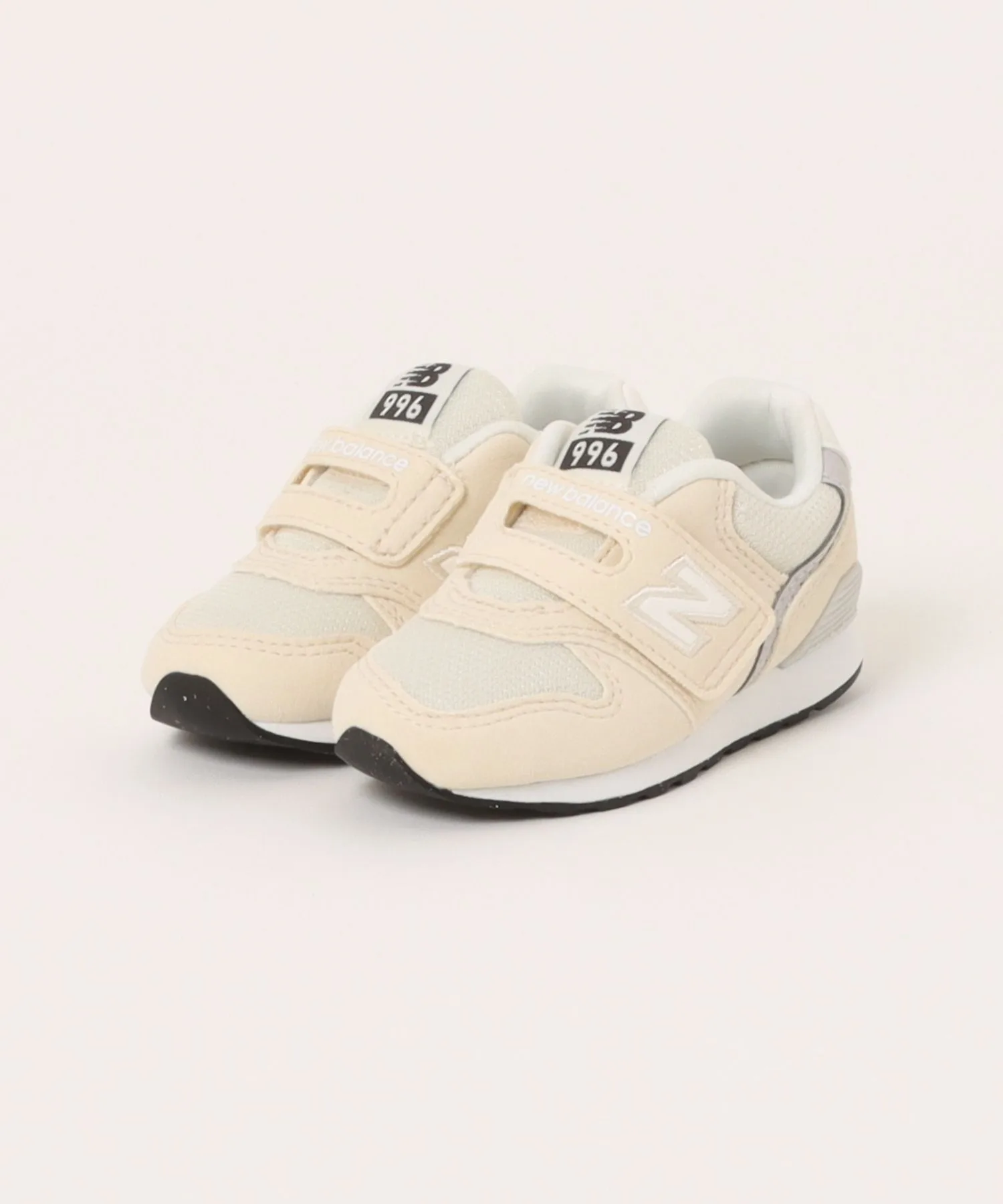 Детские кроссовки на липучках New Balance 996 v3 INFANT BEIGE бежевые