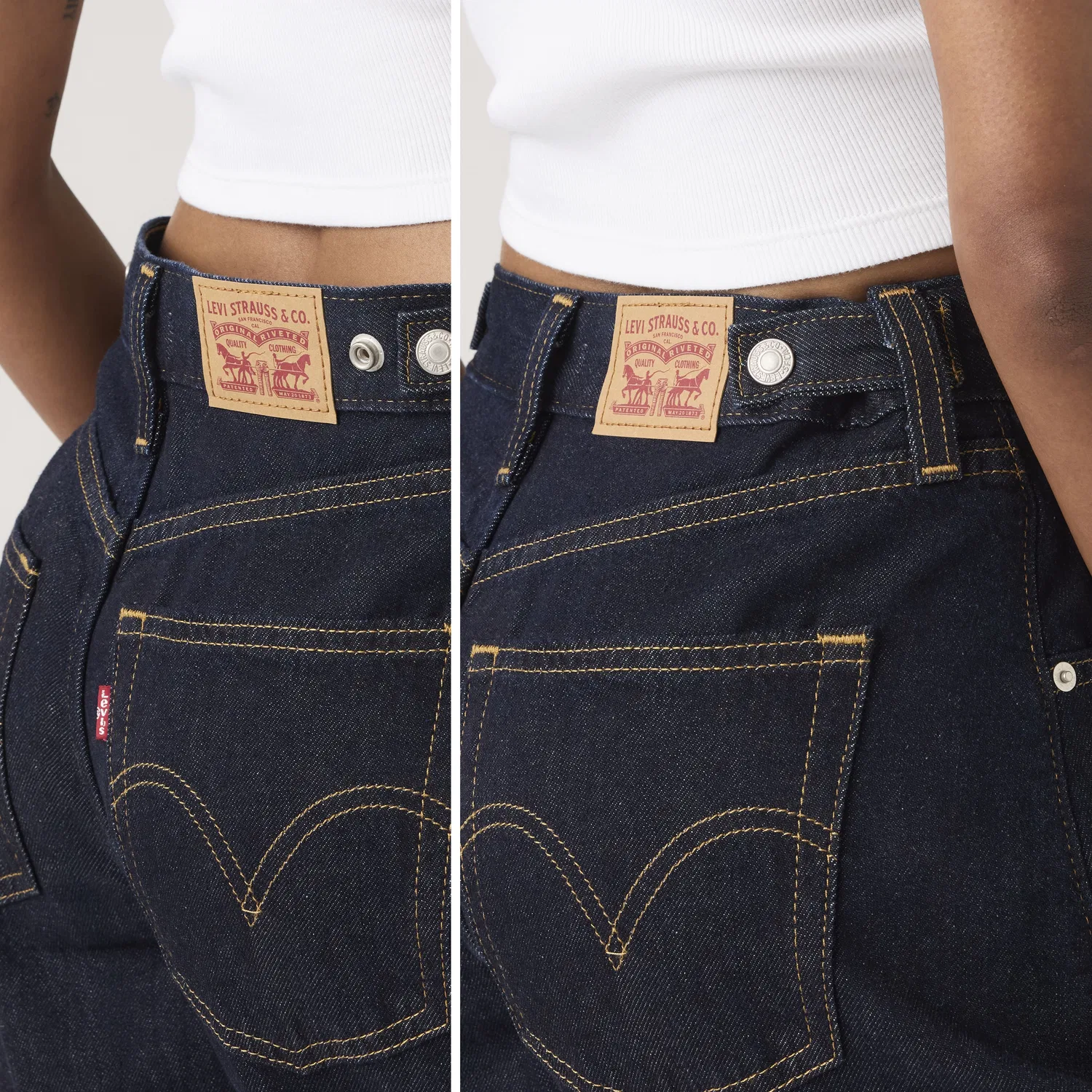 Женские джинсы Levi's Cinch Barrel, темно-синий — фото 3