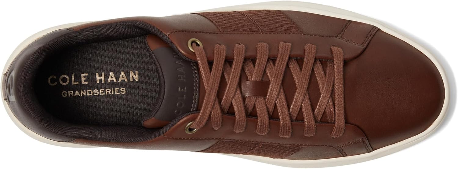 Мужские кроссовки Cole Haan Grand Crosscourt Premier, Dark Coffee/Dark Roast/Birch — фото 3