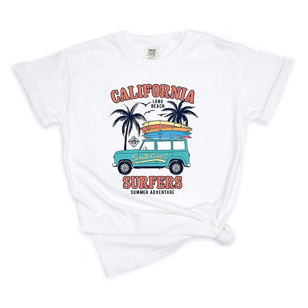 

Футболка California surfers garment dyed Simply Sage Market, White, Белый, Футболка California surfers garment dyed Simply Sage Market, White