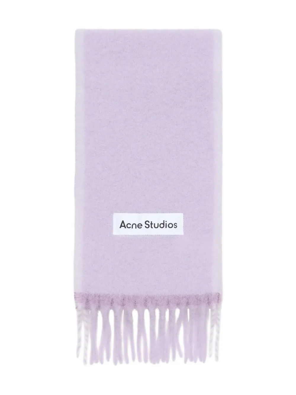 

Шарф из смесового мохера Acne Studios, фиолетовый