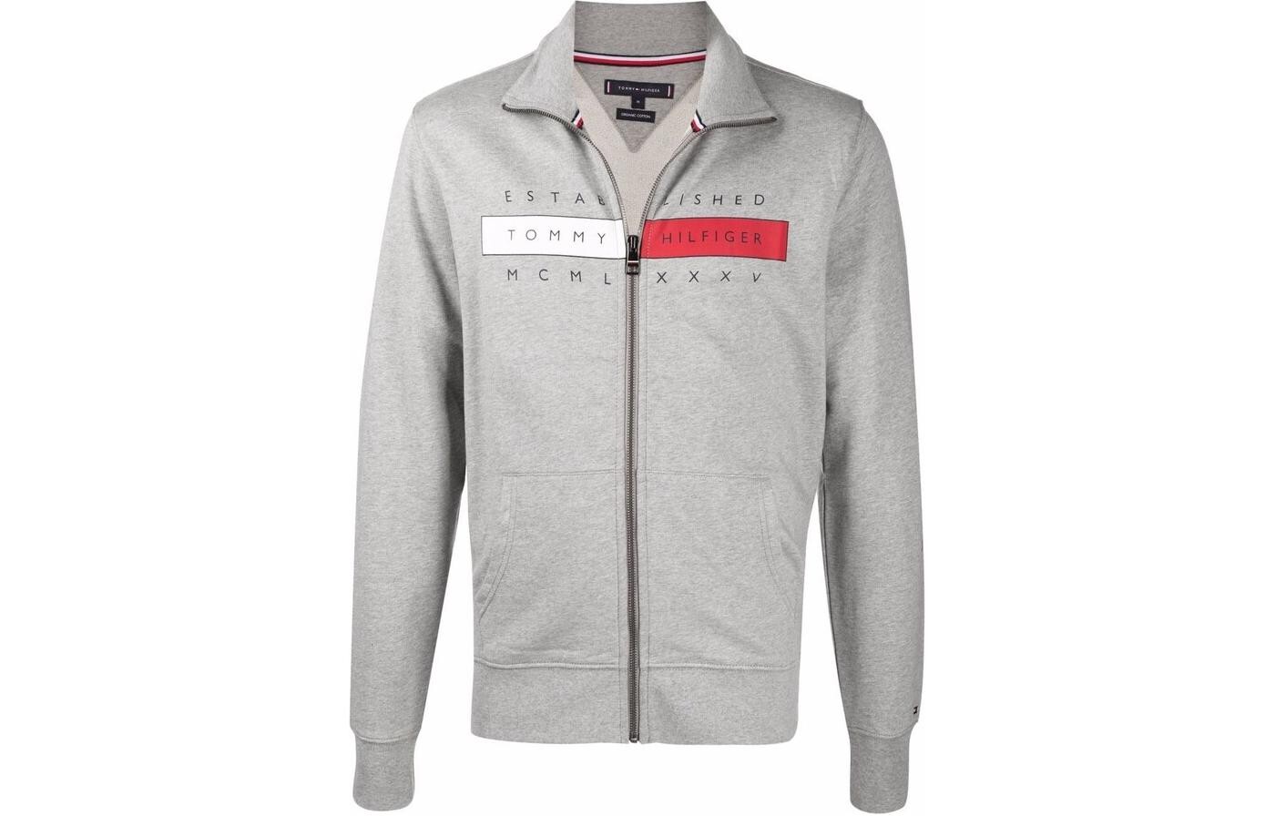 

Толстовка мужская серая Tommy Hilfiger, серый