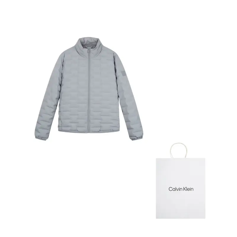 

Calvin Klein Мужская пуховая куртка, WCP-Silver Grey