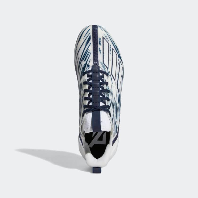 Футбольные бутсы Adidas Adizero для мужчин, белый/синий — фото 3
