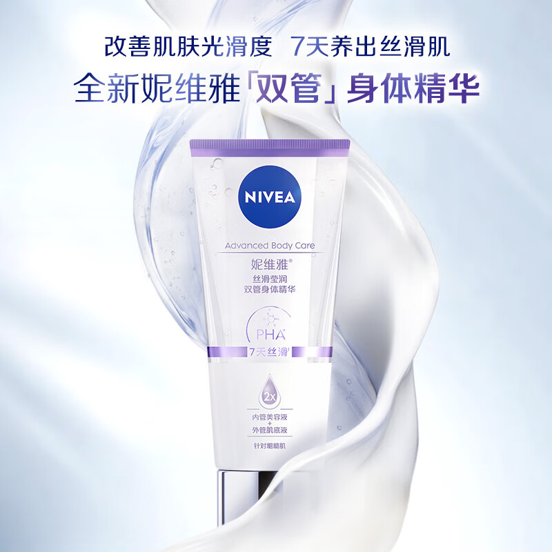 Лосьон для тела с 2 альфа-гидроксикислотами увлажняющий NIVEA, "7-day keratosis pilaris treatment with clutches, 200ml x 2" — фото 4