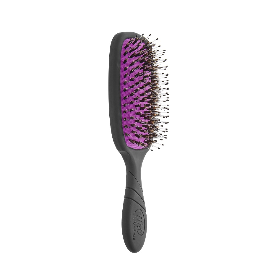 

Расческа с натуральной щетиной (черная) shine enhancer pro brush black Wet Brush, количество 1 шт.