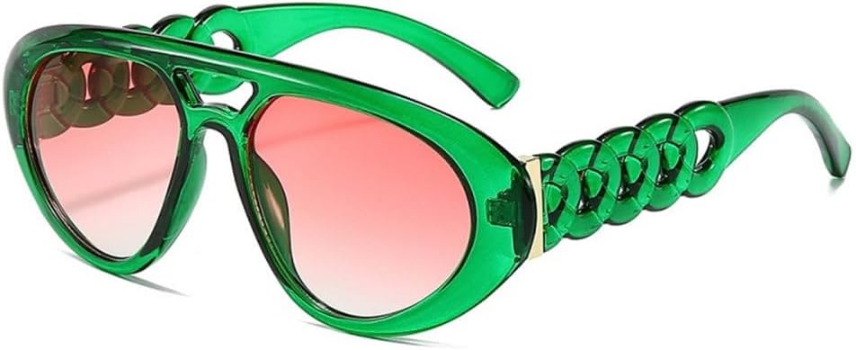 

Модные овальные солнцезащитные очки для женщин и мужчин, цветные линзы, поликарбонатная оправа, винтажный стиль, универсальные солнцезащитные очки с защитой от УФ-излучения UV400 generic, C4