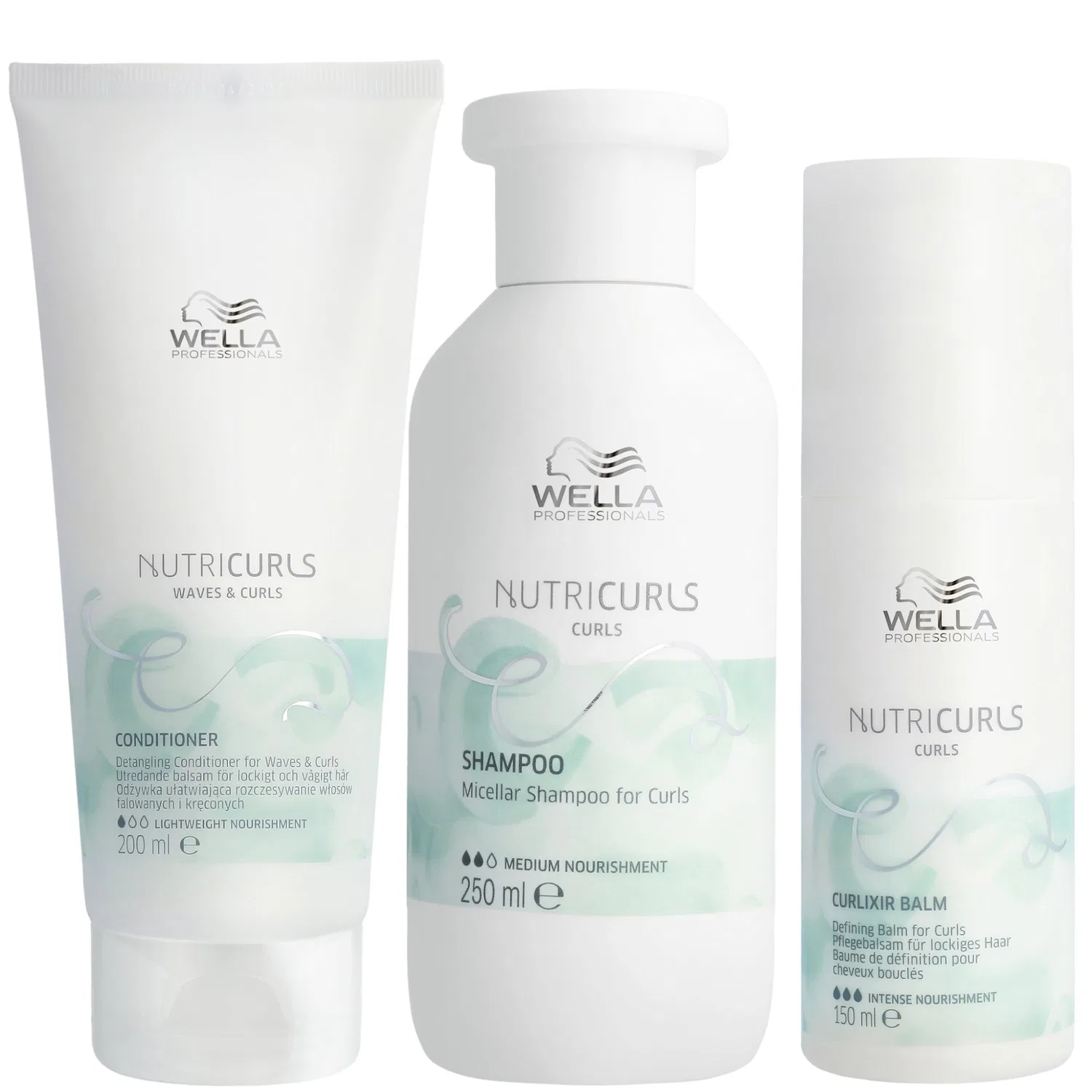 Набор Nutri curls trio regime bundle Wella Professionals Care