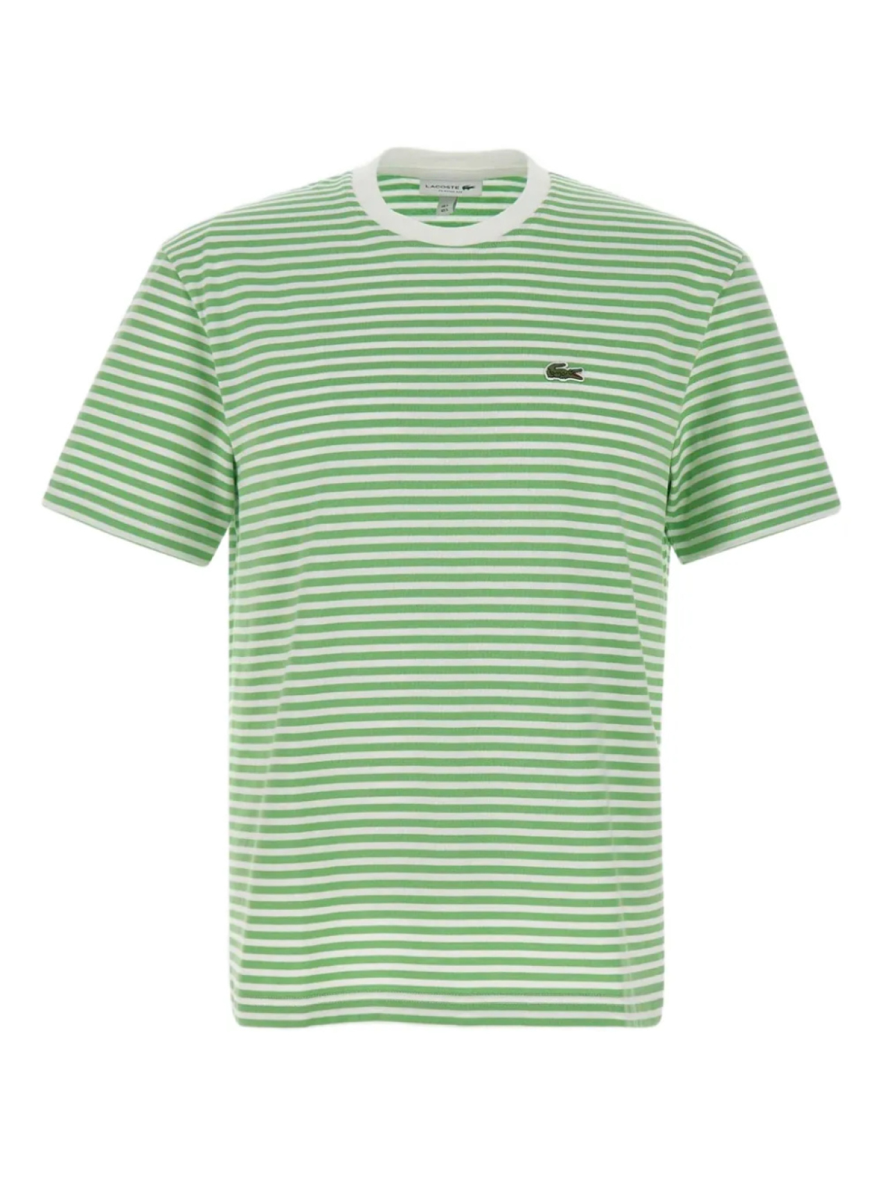 

Lacoste футболка в полоску, зеленый