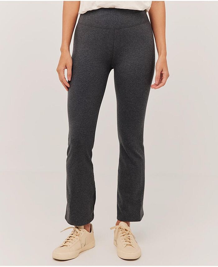 

Леггинсы PureFit Bootcut — укороченные, изготовлены из органического хлопка Pact, серый