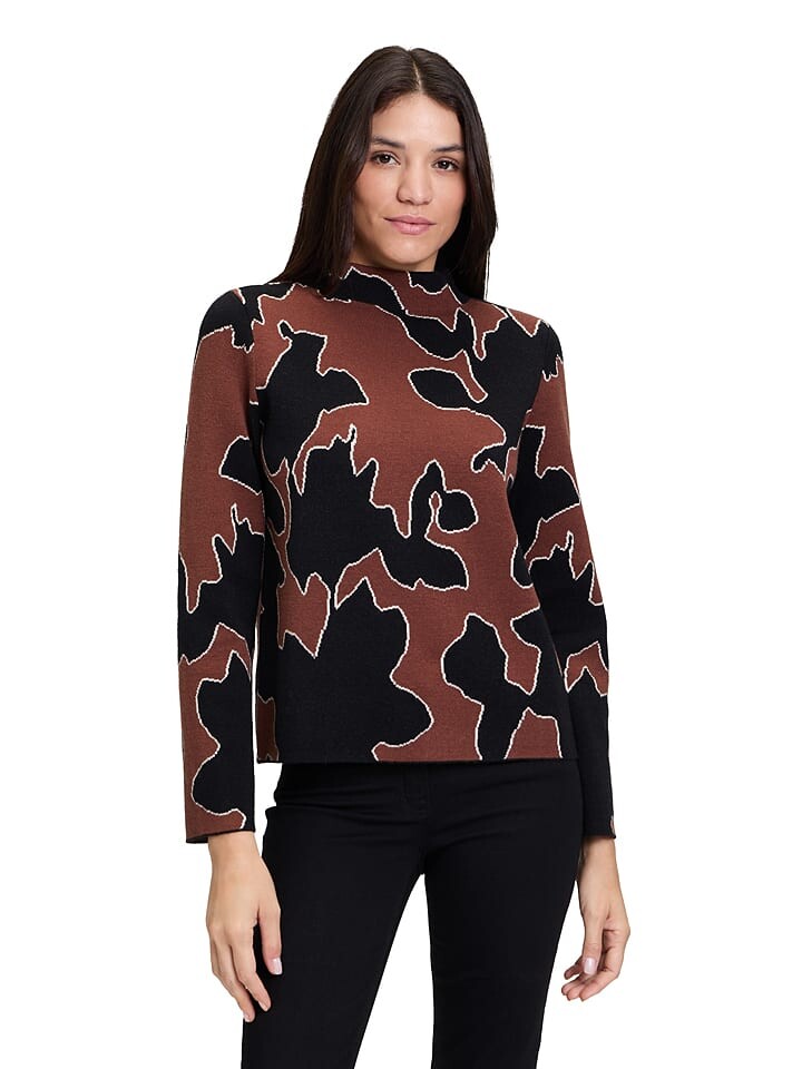 

Пуловер Betty Barclay Pullover, цвет Braun/Schwarz