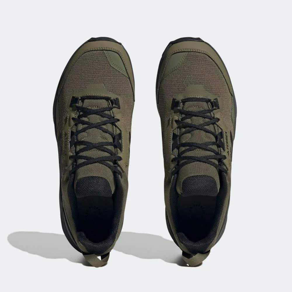 Мужские походные кроссовки Adidas Terrex Ax4, оливковый/черный/серый — фото 4