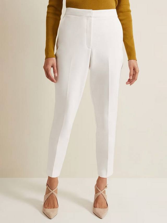 

Укороченные брюки-кюлоты Petite Ulrica Phase Eight, White