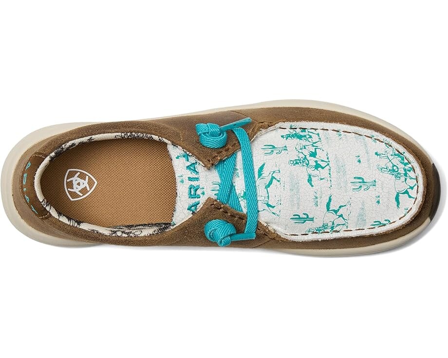 Сабо Ariat Buckeye, цвет Honey Bear/Turquoise Westbound — фото 2
