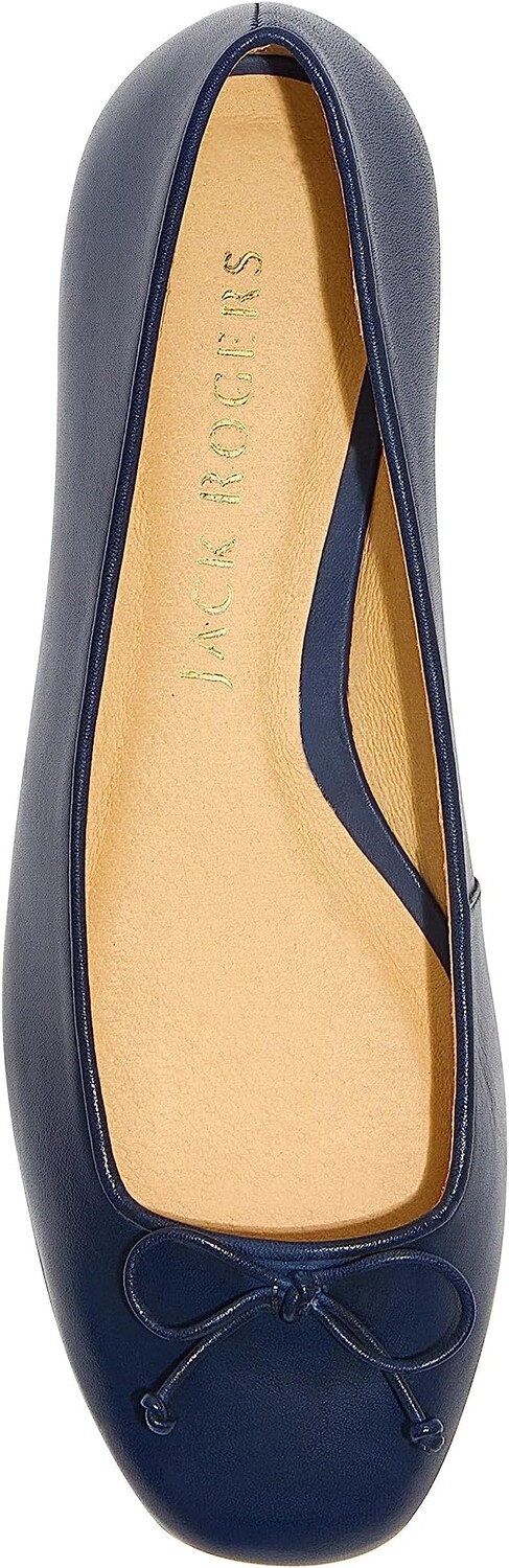Туфли на плоской подошве Jack Rogers Kenlyn Ballet Nappa, цвет Midnight — фото 2