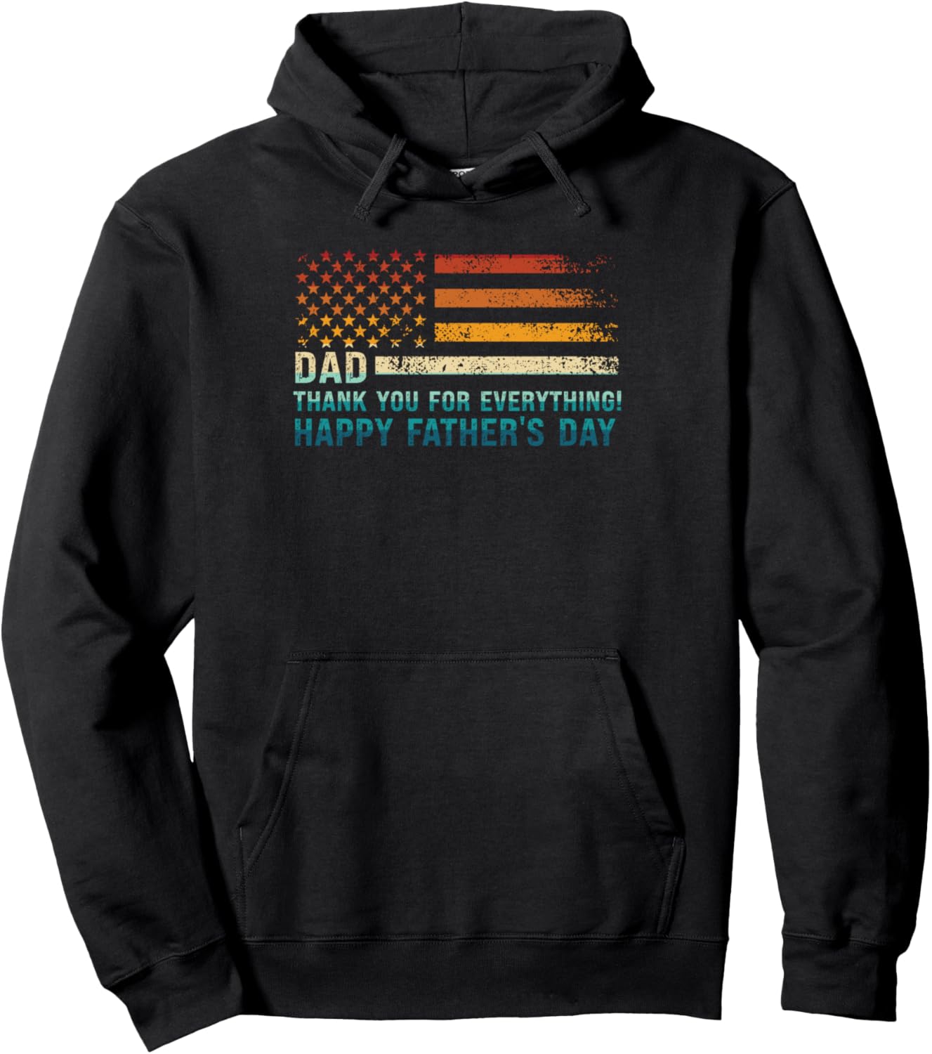 

Спасибо, папа! Толстовка с надписью «С Днем отца» Son & Daughter Gift Ideas, черный