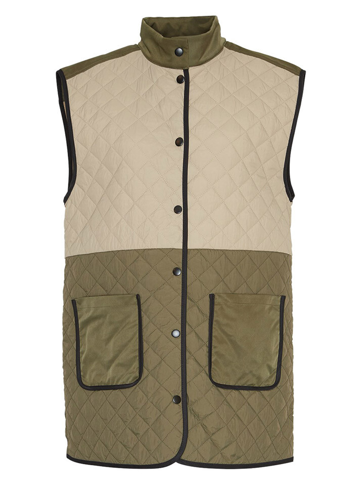 

Утепленный жилет MOSS COPENHAGEN Eldora Jeanna, цвет Khaki/Beige