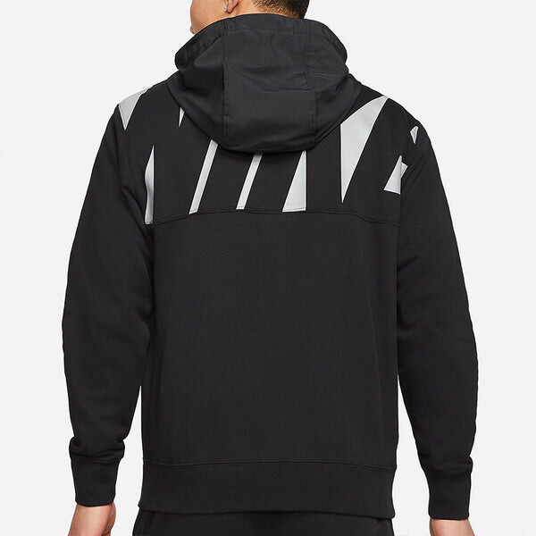 Куртка Nike MENS Sportswear French Terry Casual Sports Hooded Jacket Black, черный — фото 4