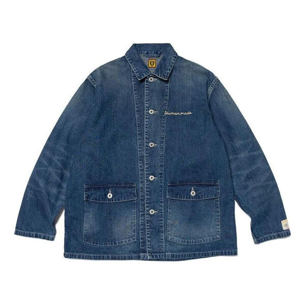 

Куртка future past denim coverall jacket 'indigo' Human Made, синий