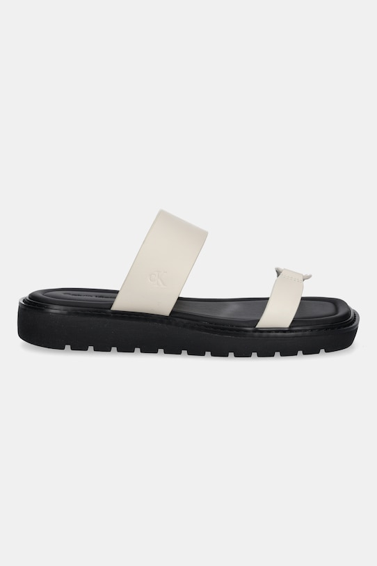 Кожаные шлепанцы Rope Sandal Soft Lth Mg Calvin Klein Jeans, бежевый — фото 2