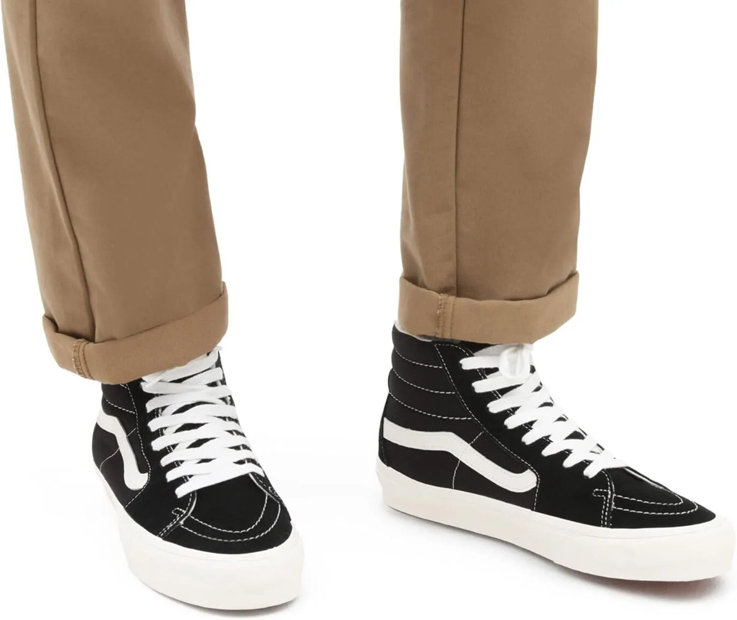 Мужские кеды Vans Black Marshmallow VN0005UN1KP1, черный — фото 2