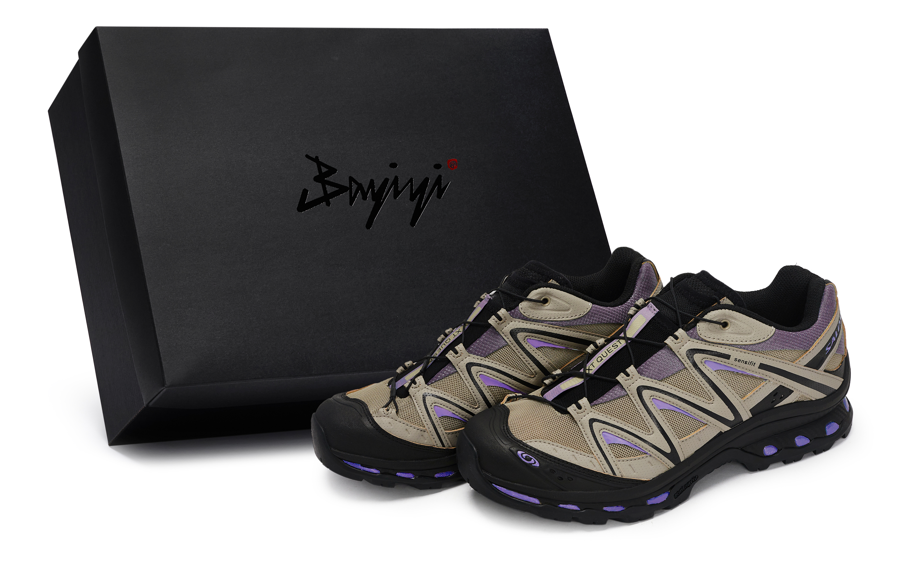 SALOMON Кроссовки XT Quest Outdoor унисекс с низким верхом, фиолетовые