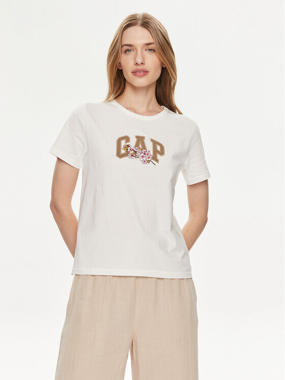 

Футболка стандартного кроя Gap, белый