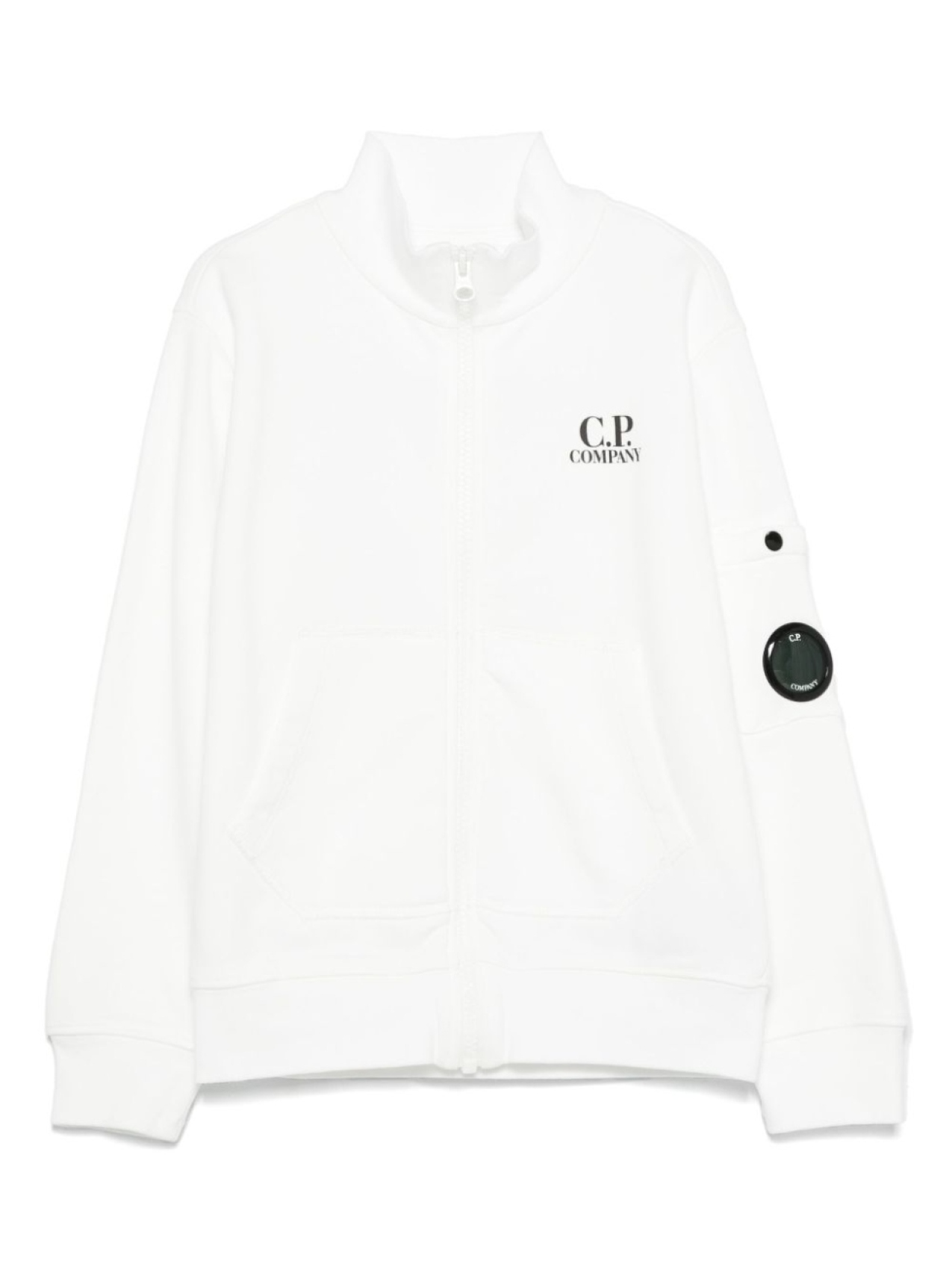 

C.P. Company Kids толстовка с декором Lens, белый