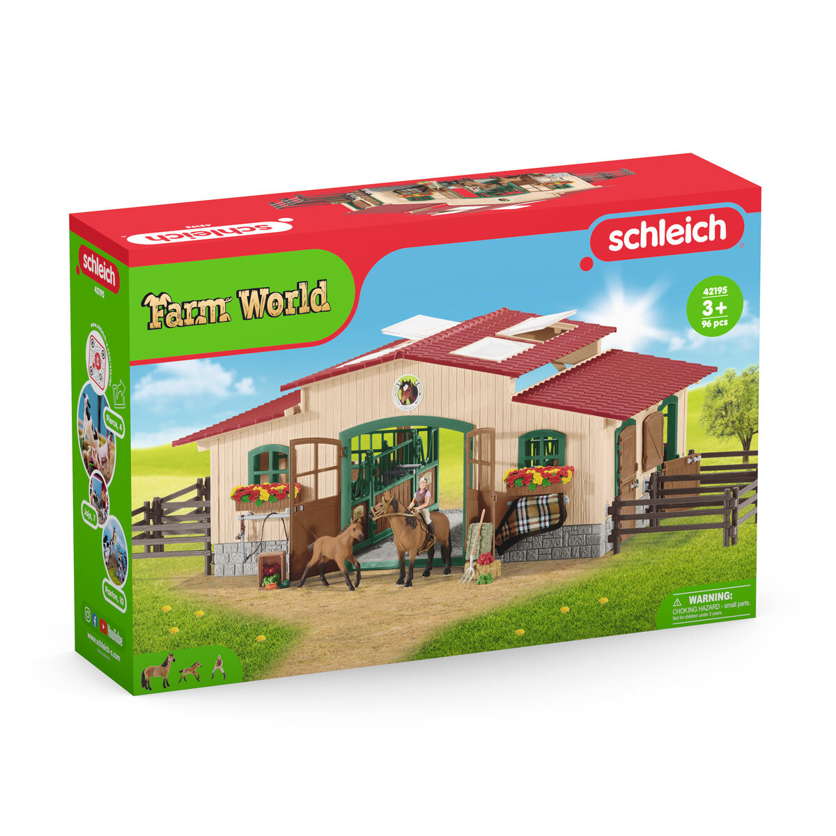 

Конюшня Schleich с оборудованием 42195