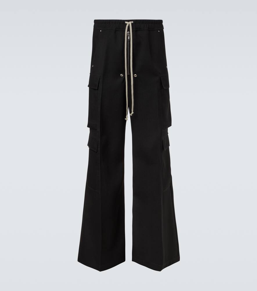 

Карго брюки из вирджинской шерсти Rick Owens, Black