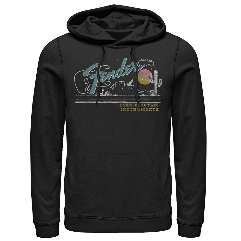 

Мужская толстовка с рисунком Fender Desert Landscape Licensed Character, черный