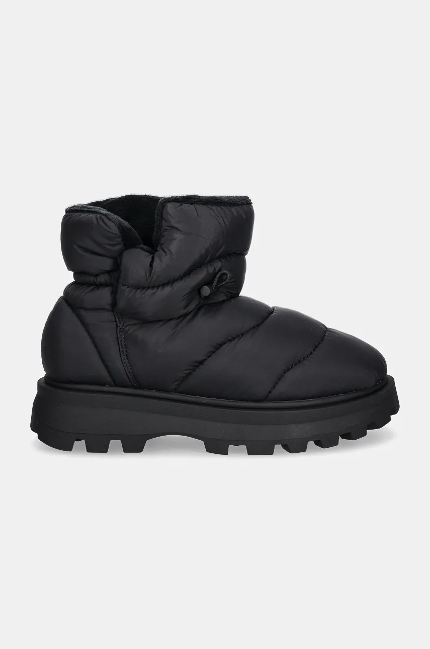 Женские зимние ботинки Steve Madden с рифленой подошвой, черный — фото 3