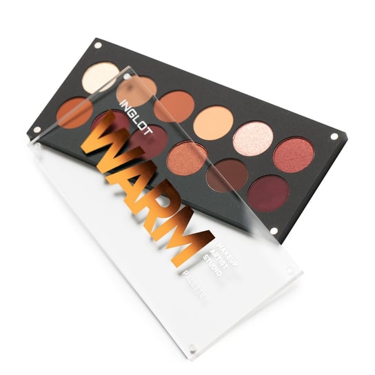 

Тени для век Inglot, Makeup Artist Studio Warm Palette, коричневый