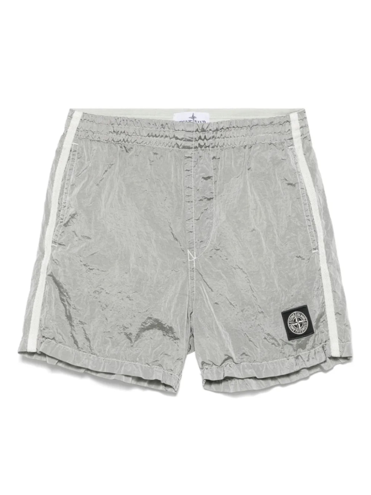 

Stone Island Junior плавки-шорты с логотипом Compass, серый