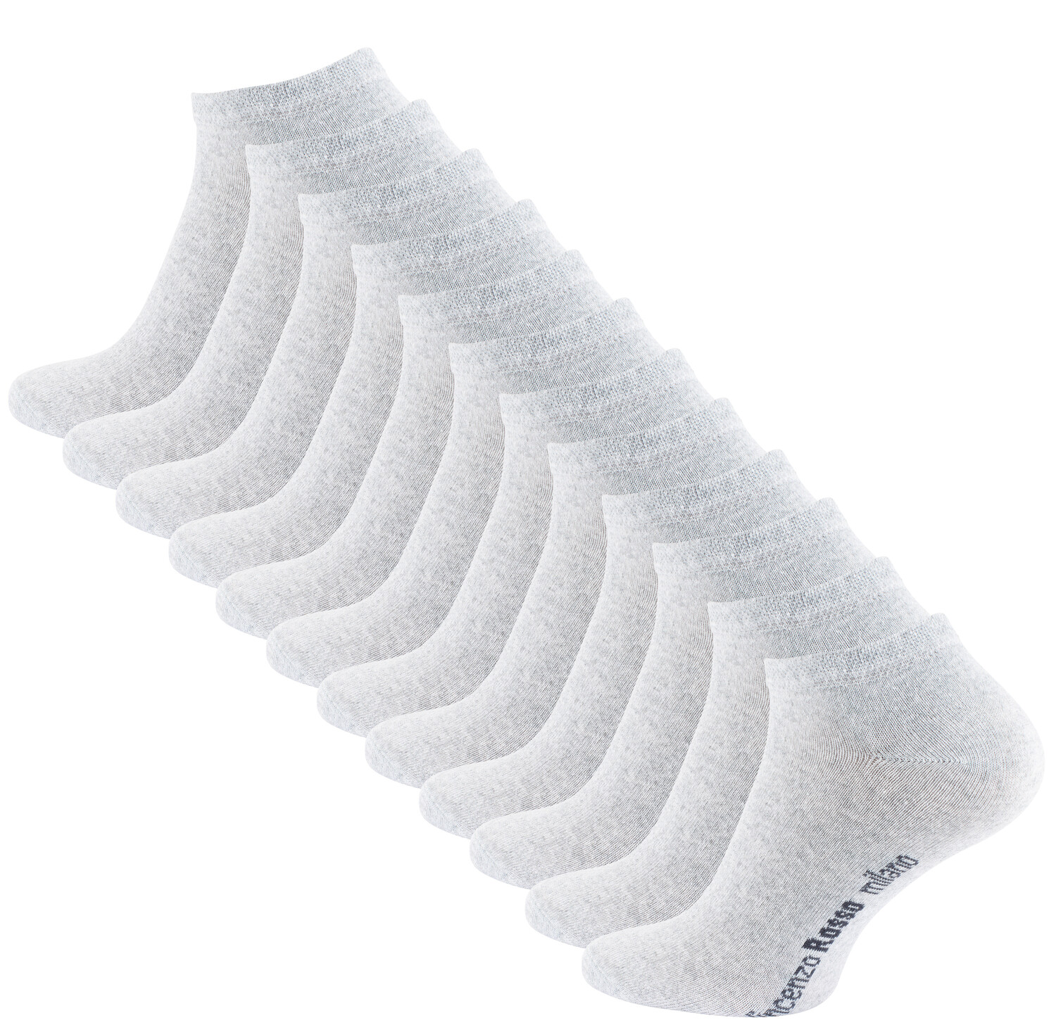 

Носки Vincenzo Rosso 12 шт Sneaker, серый