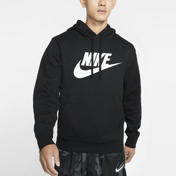 Толстовка men's casual sports hooded solid color long sleeves black Nike, мультиколор — фото 3