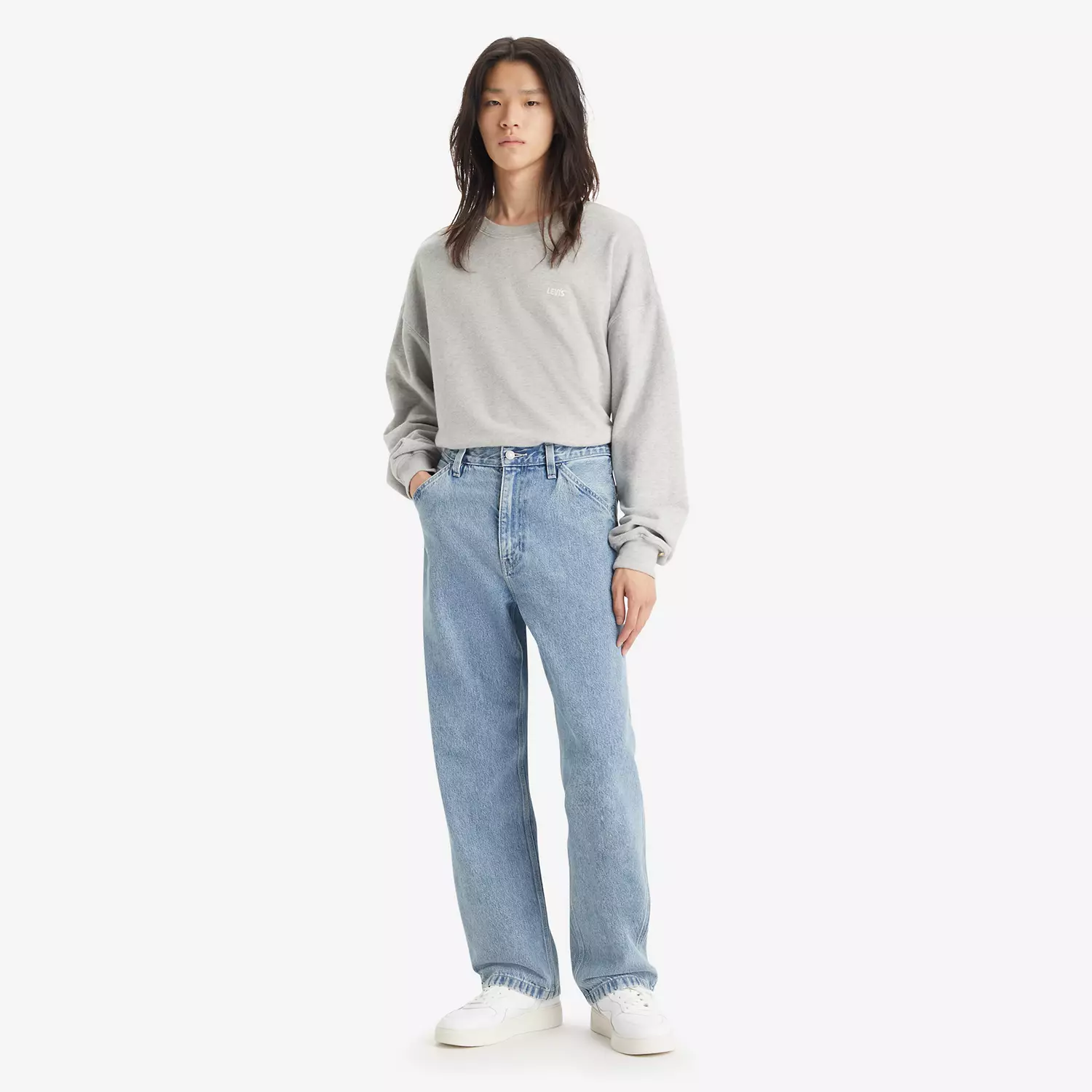 

568 Свободные прямые джинсы Carpenter для мужчин Levi's, цвет Put In Work - Medium Wash