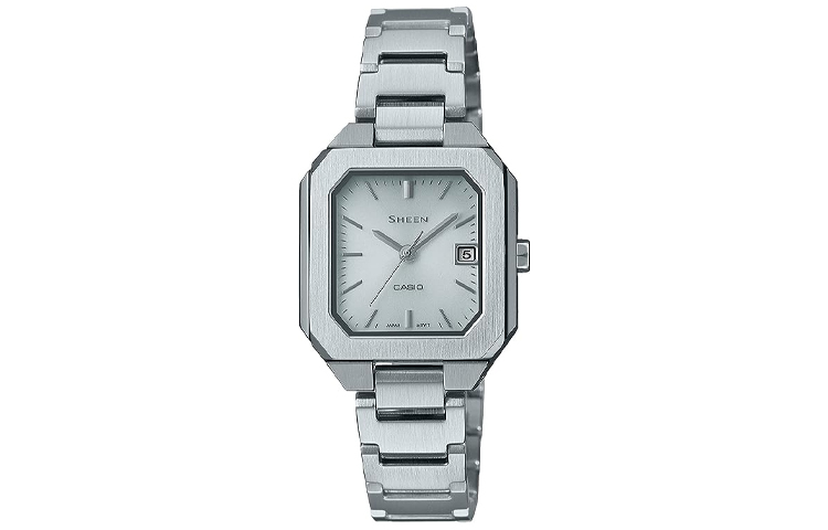 

CASIO Женские серебряные часы SHEEN 47,9 мм SHS-4528J-7AJF