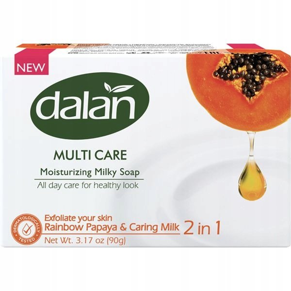 

Кремовое туалетное мыло Dalan MULTI CARE PAPAJA 90гр DE