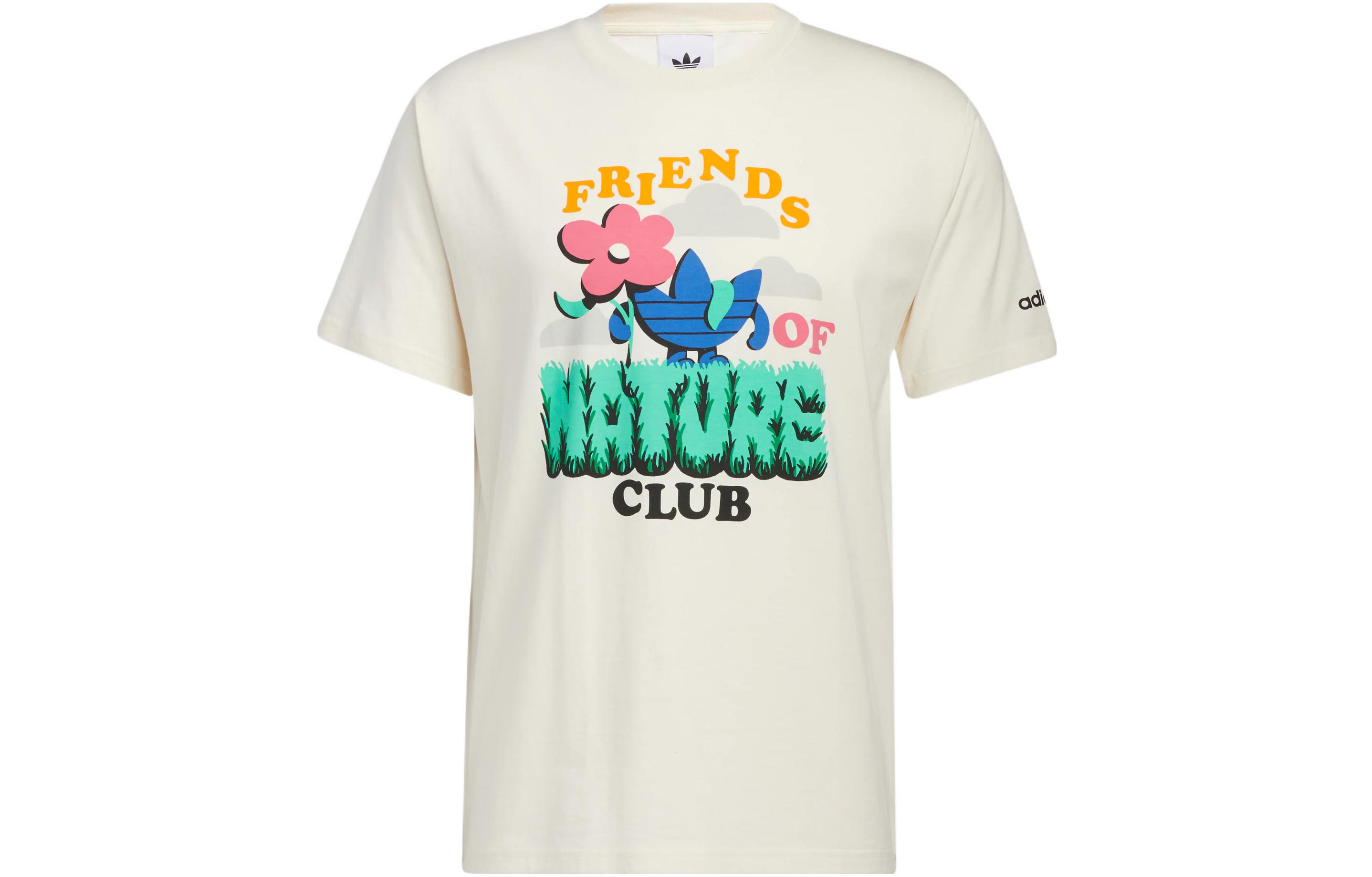 

Футболка мужская Friends Of Nature Club Off White Adidas Originals, кремовый