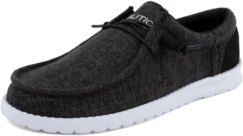 Лоферы повседневные Nautica, Black White