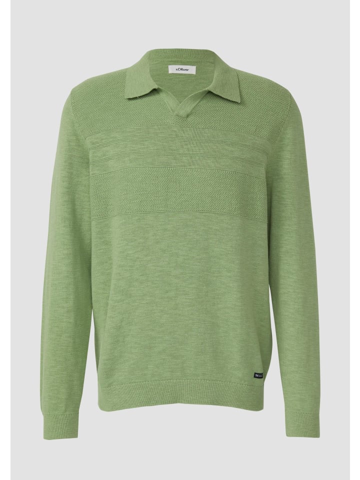 

s.Oliver Вязаный свитер цвета 7253_зеленый