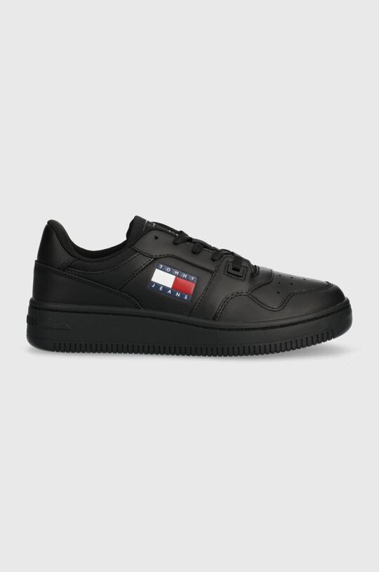 

Кожаные кроссовки TJW RETRO BASKET ESS Tommy Jeans, черный