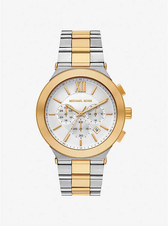 

Увеличенные двухцветные часы Billie Michael Kors, Two Tone