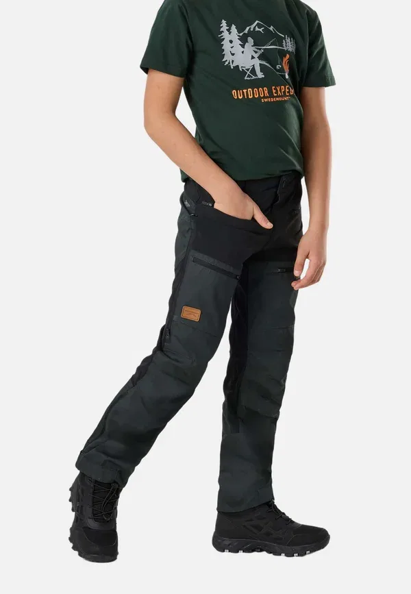 Брюки Nordkap stretch pants jr ii trousers Swedemount, цвет кедрово-зеленый черный — фото 4