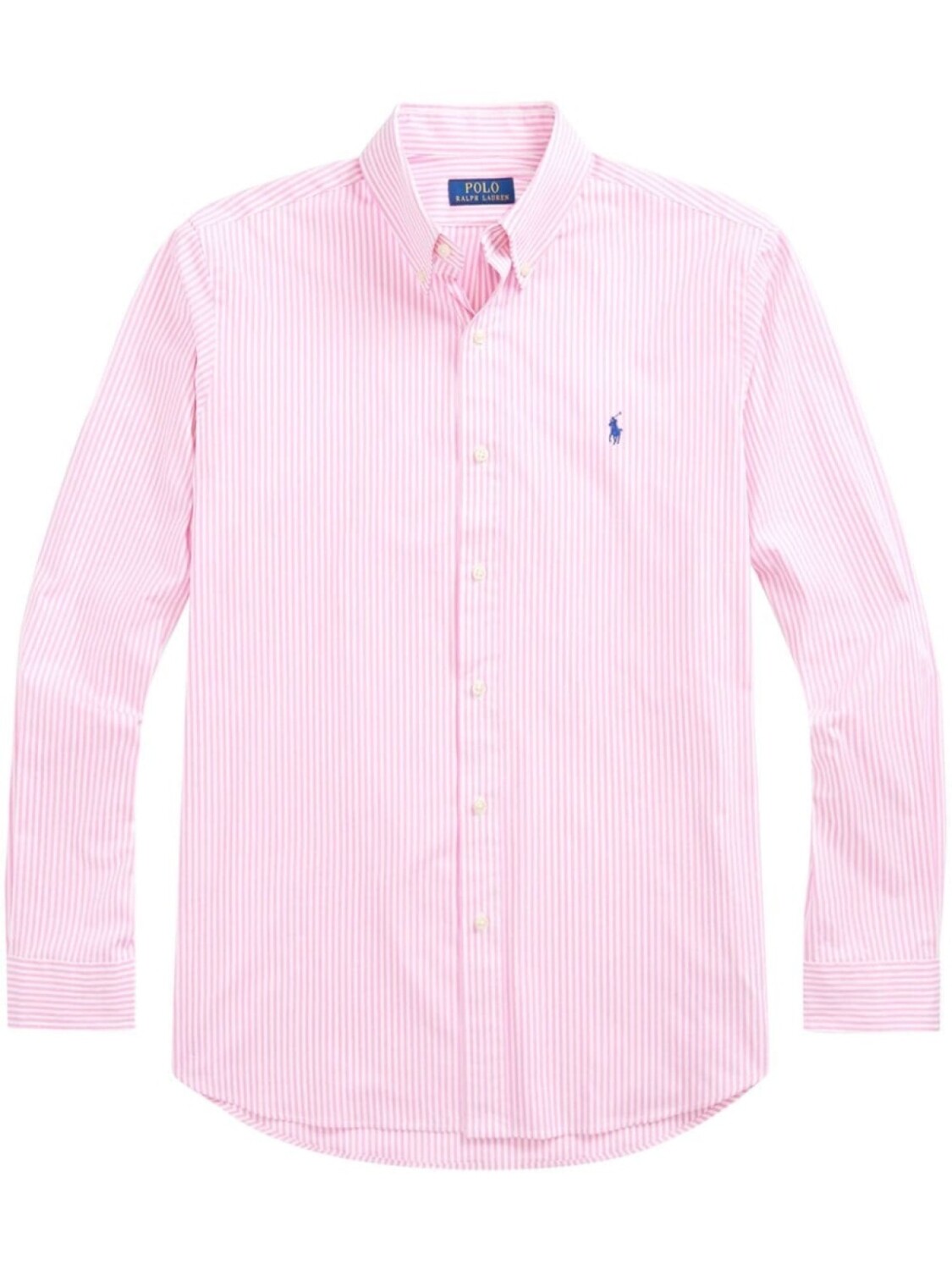 

Polo Ralph Lauren поплиновая рубашка в полоску, розовый