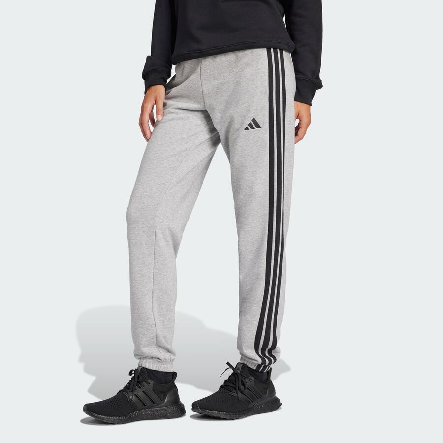 

ADIDAS Брюки Essentials с тремя полосками и манжетами из французского трикотажа